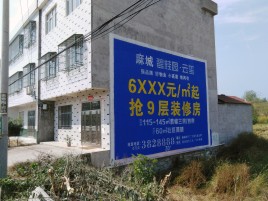 都昌墙体广告质量分析