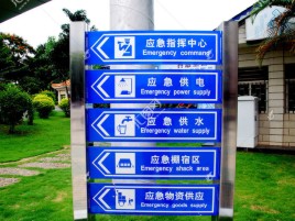 都昌标识导向系统设计需要掌握的四大元素