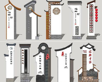 都昌美丽乡村标识标牌有哪些分类？